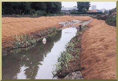 Fiber mattress for protection of seeds