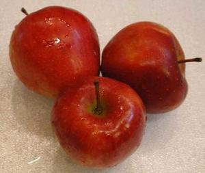 Red delicious apple