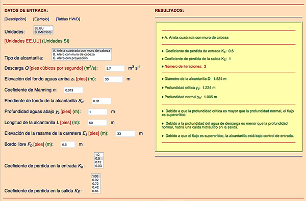 alcantarillas metrico resultados