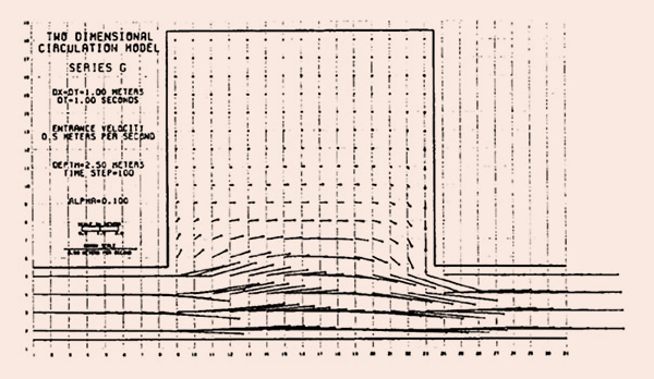 Flow pattern
neglecting convective inertia 