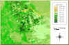 NDVI image for 15 April 1993