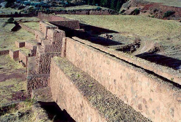 Wari aqueduct at Sumaq Tika, Cuzco, Peru.