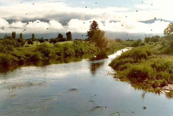 Indian Creek as seen from Highway 207, Plumas County, California