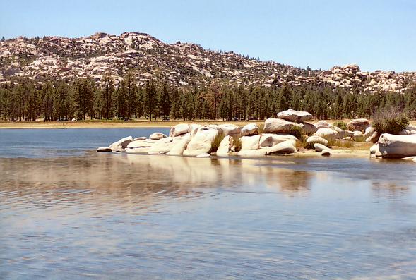 The Laguna Hanson, in the Sierra Juarez, Baja California.