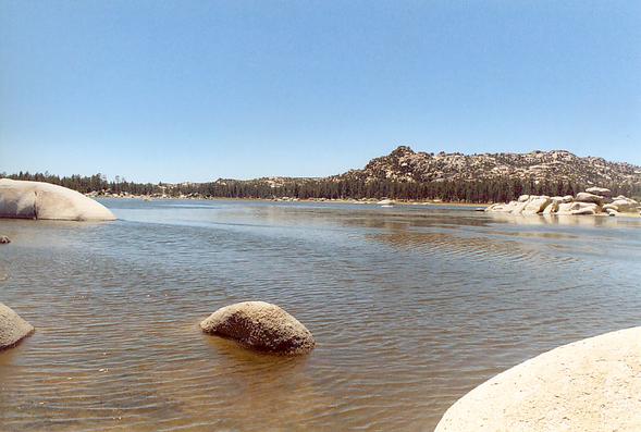 The Laguna Hanson, in the Sierra Juarez, Baja California.