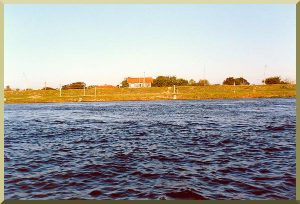 View of Porto Murtinho, Mato Grosso do Sul, Brazil, from the Paraguay river.