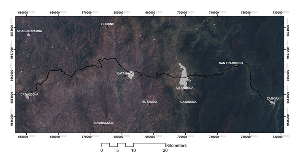 Image of the Catacocha-Zamora transect