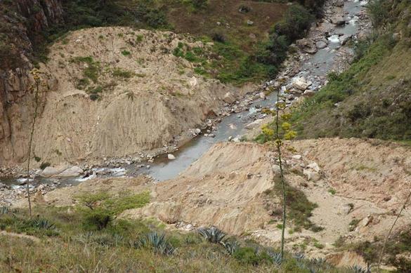 Primary succession after a landslide, Moyan watershed, Lambayeque, Peru.