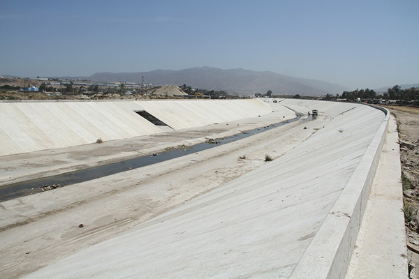 Alamar Creek, in Tijuana, 
Baja California, Mexico