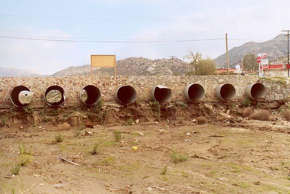  Tecate Creek near El Descanso, Tecate, showing extent of channel degradation