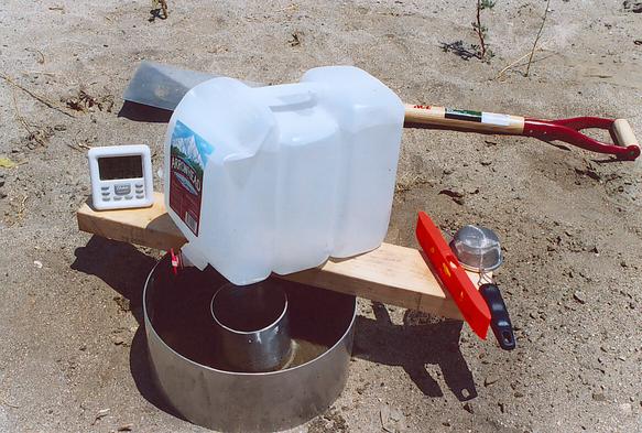 Equipment to measure field hydraulic conductivity