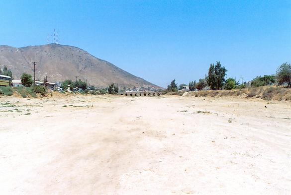 RP-3 site looking downstream. Note the existing multi-culvert bridge