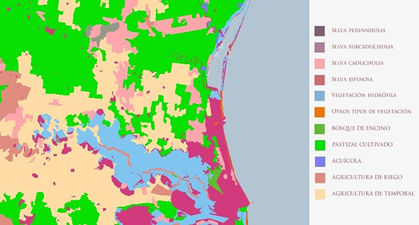 Ecosistemas de la zona en estudio.