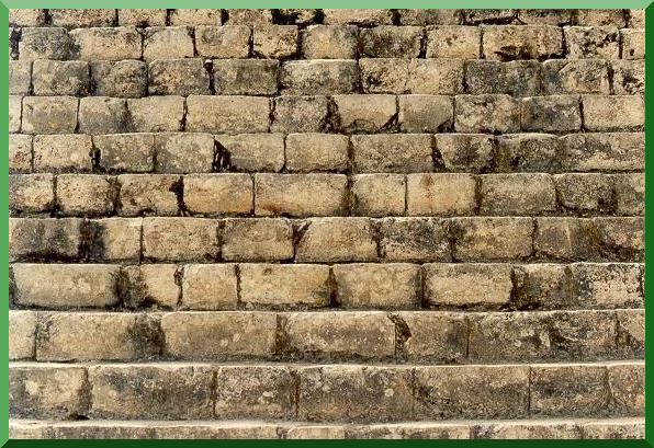 Stairs at Chichen Itza, Yucatan, Mexico. 