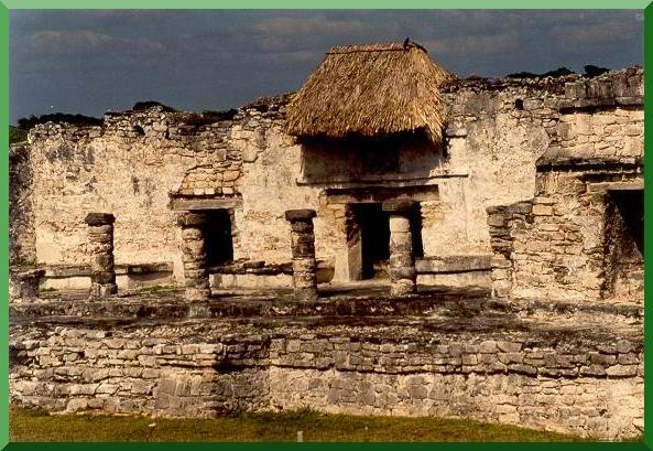 Detail of Tulum, Yucatan, Mexico.